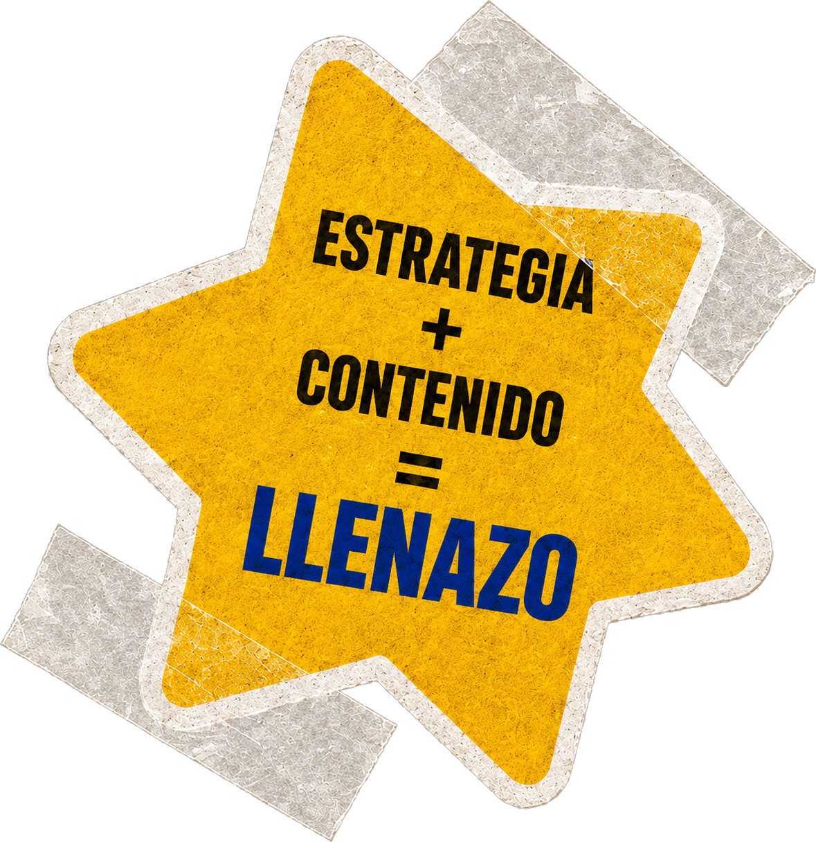 Estrategia m&aacute;s contenido igual Llenazo