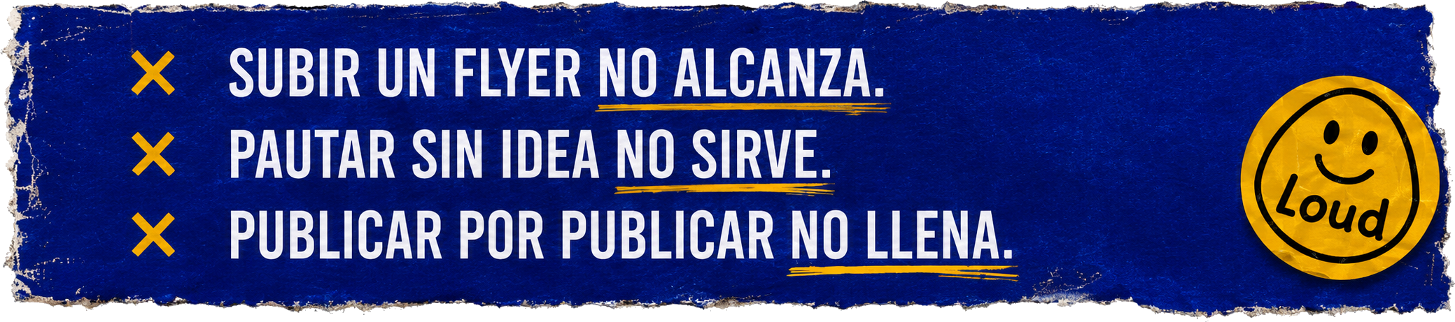 Subir un flyer no alcanza. Pautar sin idea no sirve. Publicar por publicar no llena.
